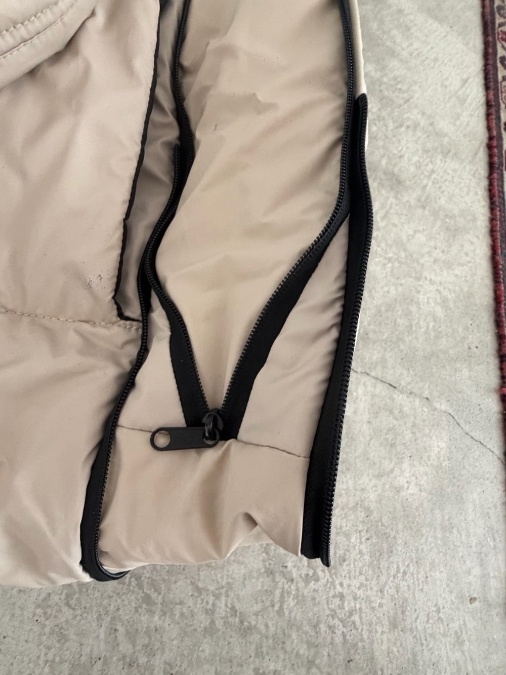 Calpak Luka Expandable Laptop Tote in Oatmeal - Picture 8 of 9